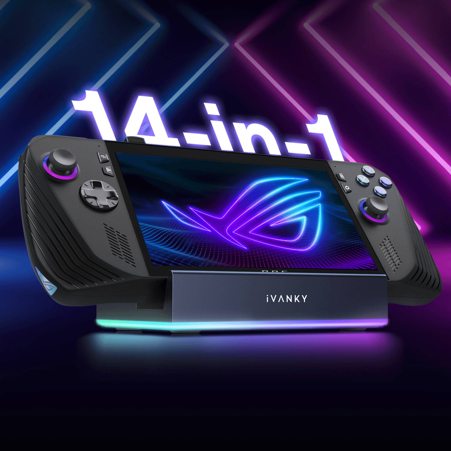 Gaming Dock with RGB Lighting – iVANKY